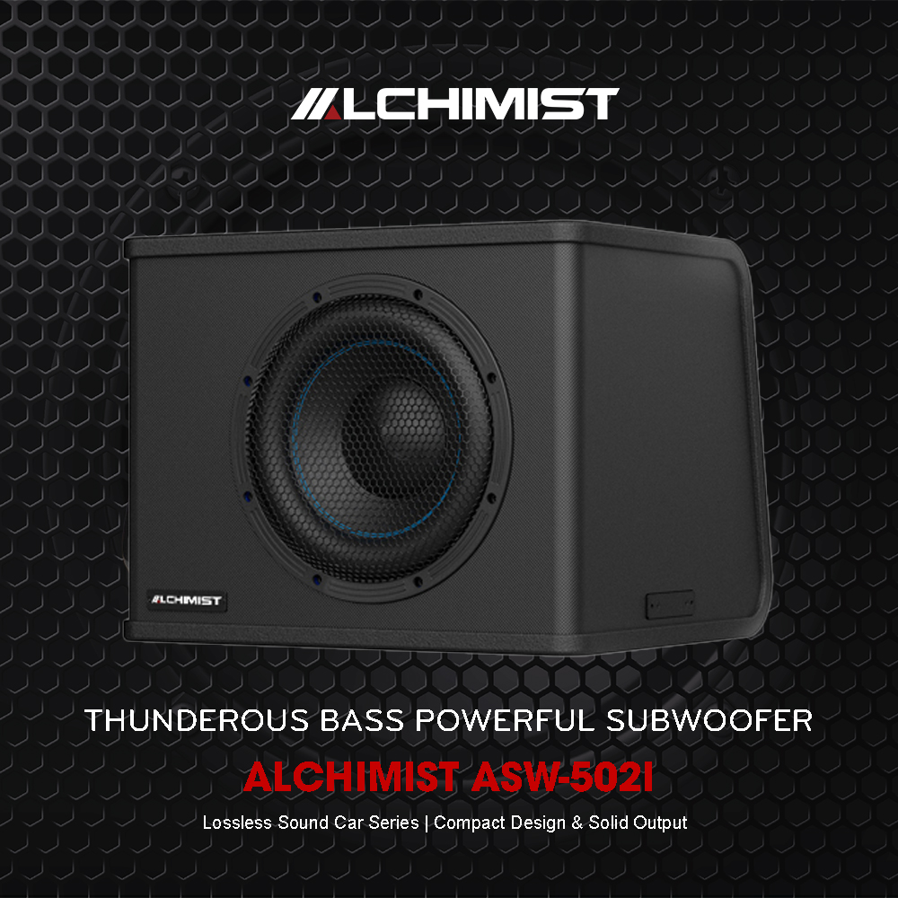 ALCHIMIST ASW-502I Subwoofer Car Subwoofer passive Alchimist ASW-502I Delivers Earth-Shaking Bass for Lively Music